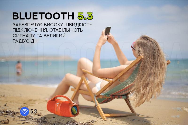Портативна бездротова колонка Bluetooth Hopestar H60 Портативна бездротова колонка Bluetooth Hopestar H60